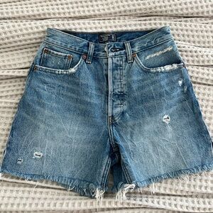 abercrombie denim shorts